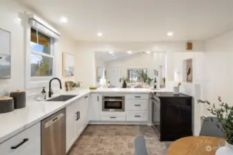 Spacious and newly updated kitchen