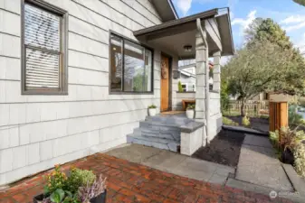 Covered front porch