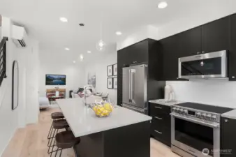 Photos of model home 9213 with similar finishes & floor plan.