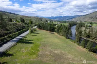 Looking south across your field of dreams.