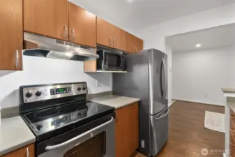 Kitchen with Stainless appliances