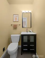 Half bath in primary