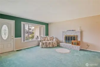 Seller says HARDWOOD FLOORS underneath all carpet!