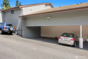Coveted carport parking