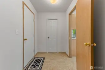 Garage entry