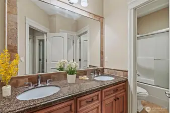 Virtually Staged-Guest bathroom