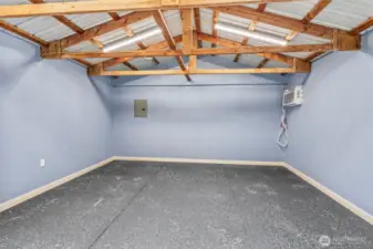 Inside of work out room or office