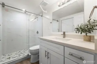 Updated 3/4 bath