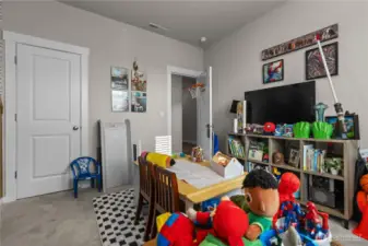 1 of 6 bedrooms, each with full walk in closets