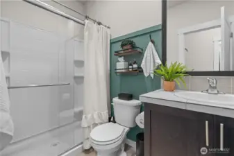 3/4 bath on main level