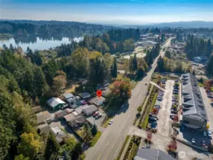 Blackman's Lake and Bickford Avenue looking South.