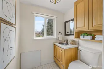 Upstairs Half Bathroom