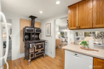 Savor the smells of bread baking in a wood fired oven