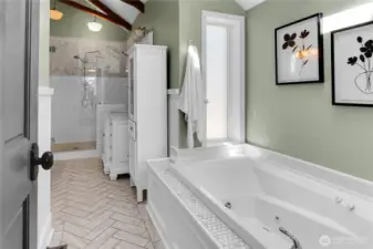 Private, spa-inspired bathroom designed for a calming and elevated daily routine