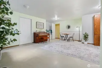 This was the daycare area and the door to the left is an exterior entrance/exit.