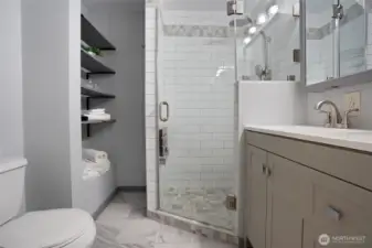 Updated bathroom off the daycare area.