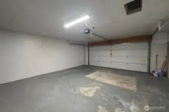 2 car attached garage