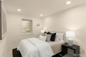 Lower level bedroom.
