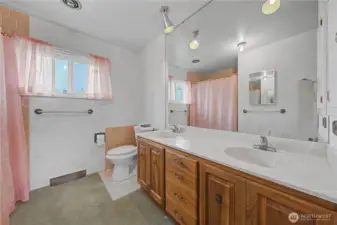 Main floor bathroom