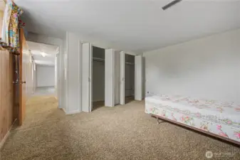 Basement bedroom
