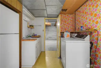 Laundry space. Add a cooktop and you can have a basement ADU!