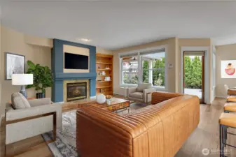 Family Room. Virtually Staged