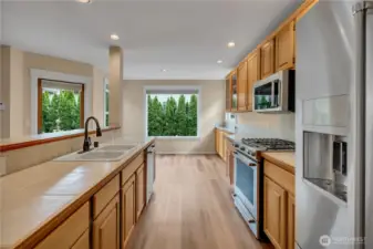 All matching KitchenAid Stainless Steel appliances stay!