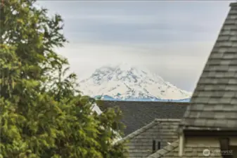 Mount Rainier as viewed through the southern upper Guest Room