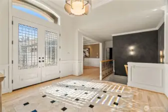 Warm and Inviting Entry