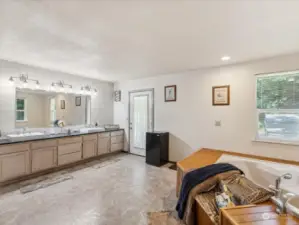 Primary bathroom.