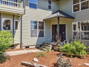Open and welcoming front porch.