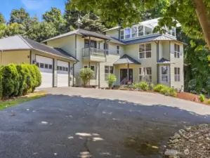 Beautifully maintained  Madrona trees provide great shade!