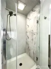 Gorgeous tiled shower