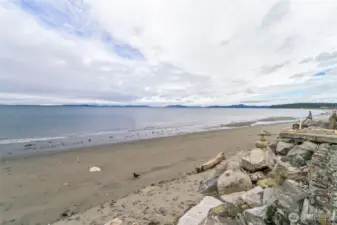 Nothing but sandy beach to take long walks and enjoy.