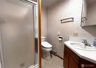 Three quarter Bathroom.