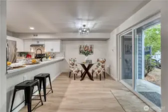 Another view of dining area.