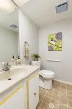 Half bath on the main level