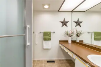3/4 Hall bath upstairs