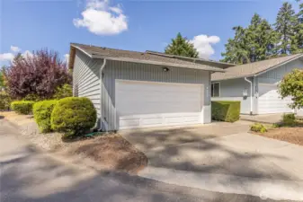 Attached 2-car garage and a rare corner lot!