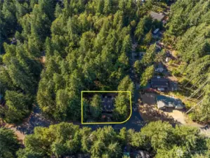 Come enjoy this wooded sanctuary that's right by the lake.