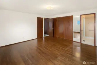 Primary bedroom with 3/4 bath.