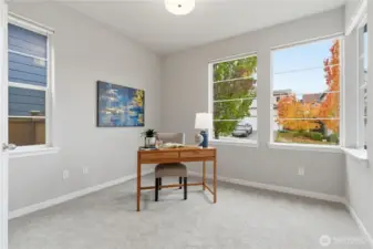 Office space...play room...additional bedroom... right off the front entry.