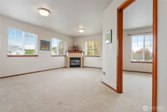 Upstairs family room