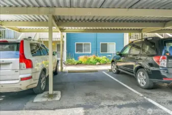 One deeded parking space