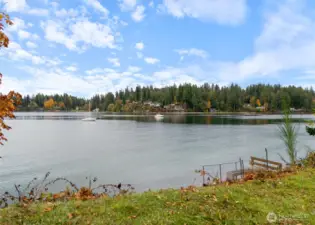 Looking out into Von Geldern Cove