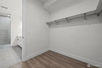 Walk in Primary Closet