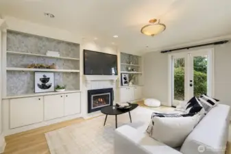 Primary suite has a sitting/work room adjacent for excellent living flexible space