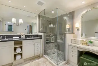 Elegant primary bathroom