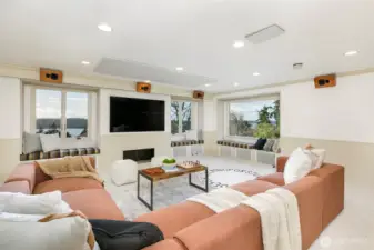 Huge media/bonus with incredible view picture windows