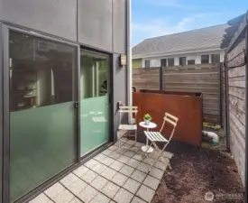 private, fully-fenced yard.